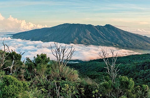 THE Mt. Balatukan Range Natural Park, covering Gingoog City and the towns of Claveria, Medina and Balingasag, is pictured here from Mt. Sumagaya in Claveria, Misamis Oriental.