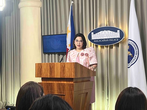 Palace press officer, Usec. Claire Castro