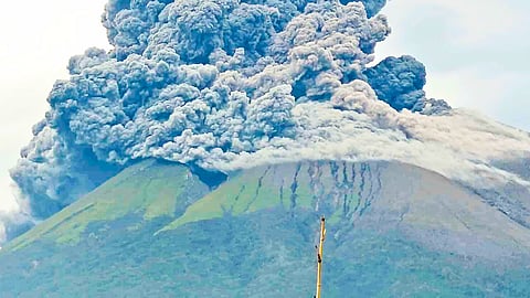 RESTLESS Mount Kanlaon, the highest peak in the Visayas, acts up anew with its sixth moderate explosion in the past two years. It has erupted more than 40 times since 1819, with the last major eruption recorded on 24 October 2025.