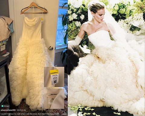 THRIFTED Vera Wang wedding gown was sold for $2,750 to fund the owner's divorce.