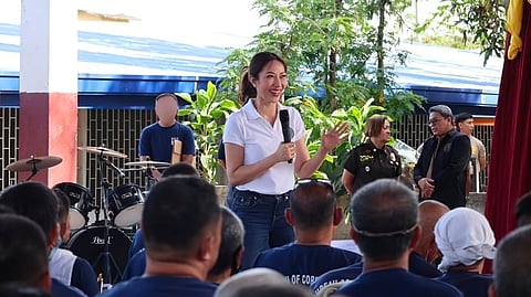 JUSTICE Undersecretary Margarita N. Gutierrez leads the Katarungan Caravan at the New Bilibid Prison-Medium Security Compound, providing on-site legal assistance to persons deprived of liberty as part of the Department of Justice’s jail decongestion initiative.