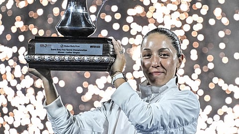 JESSICA Pegula gets a perfect birthday gift after beating Elina Svitolina, 6-2, 6-4, in the final of the Dubai Open women’s singles event.