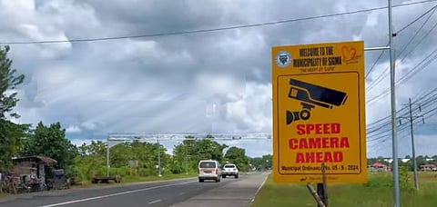 Eyes on the Road — A 24/7 CCTV camera monitors and records the speed of passing vehicles along a highway in Sigma, Capiz, reinforcing traffic enforcement and road safety measures in the area.