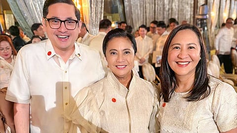 (From left) Senator Bam Aquino, Naga City Mayor Leni Robredo and QC Mayor Joy Belmonte.