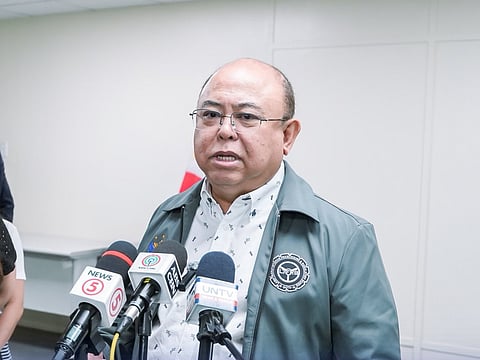 Land Transportation Franchising and Regulatory Board answering questions from the media after the agency's public consultation with mall operators last February 20.