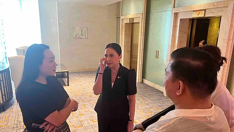 Trade Secretary Cristina Roque with her DTI staff