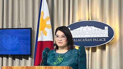 Palace press officer, Usec. Claire Castro