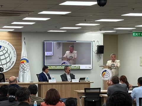 National statistician and civil registrar general Claire Dennis Mapa delivers his keynote speech on the official launch of PSA E-certificate Service on Wednesday at the PSA Headquarters, Quezon City.