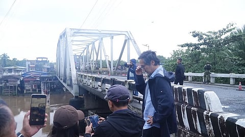 THE Department of Public Works and Highways (DPWH) said it will retrofit the structurally weakened Calbiga Bridge using leftover materials from the San Juanico Bridge upgrade despite the lack of a specific 2026 budget allocation.
