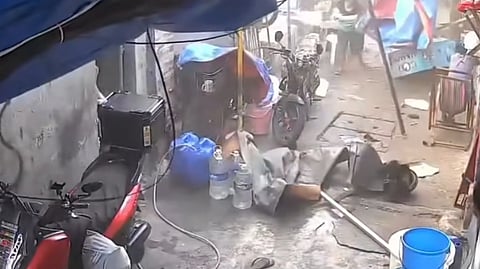 SIX people were injured when a portable liquefied petroleum gas tank, commonly known as a “superkalan,” exploded inside a residential kitchen in Barangay NBSS-Dagat Dagatan.
