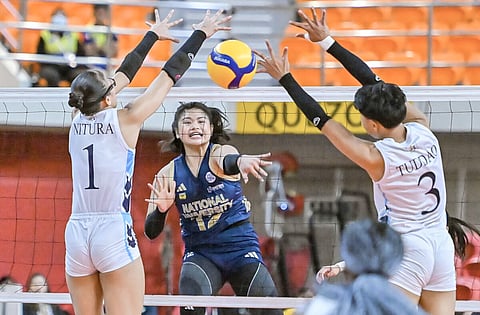 ALL eyes will be on prized rookie Sam Cantada once again as NU battles UP in Season 88 UAAP women’s volleyball tournament.
