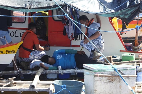 PCG aids sick fisherman near Bajo de Masinloc