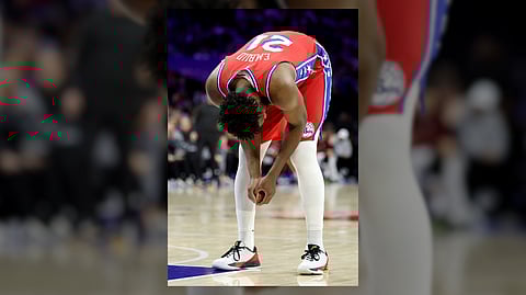 JOEL Embiid can’t get a break as he suffered yet another injury that will sideline him for the Philadelphia 76ers in the regular season of the NBA.