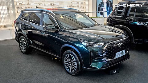 VISITORS check out a Chery Tiggo model on display as part of the four-day UAAGI On The Move event.