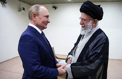 Handout photo provided by the Iranian Supreme Leader Ayatollah Ali Khamenei's office shows him (R) receiving Russia's President Vladimir Putin in Tehran on July 19, 2022. Bashar al-Assad, Nicolas Maduro, and now Iran's supreme leader Ayatollah Ali Khamenei. In the last 18 months, Russian President Vladimir Putin has lost several key foreign allies - and there is little that the Kremlin, bogged down in Ukraine, can do about it.