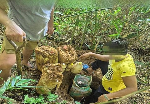 TROOPS from the 91st Infantry (Sinagtala) Battalion, in coordination with the PNP-Special Action Force, successfully uncovered a hidden food cache in Sitio Binwangan, Barangay Wenceslao.