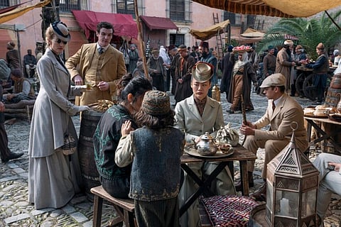 A SCENE from ‘Young Sherlock.’