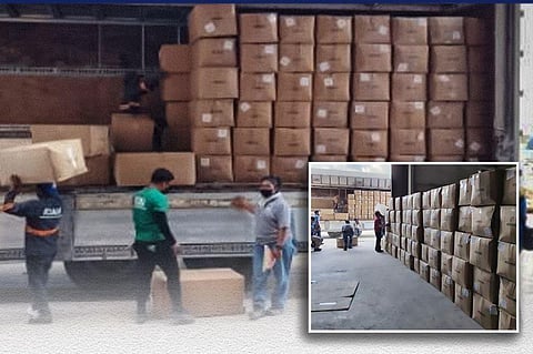 P216M fake branded footwear seized in Pampanga