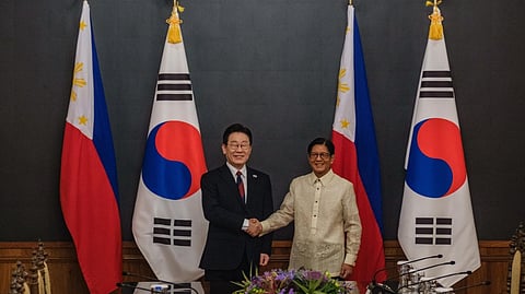 PRESIDENT Ferdinand R. Marcos Jr. meets South Korean President Lee Jae-myung in the State Dining Room of Malacañang Palace on 3 March, reaffirming ties during the latter’s state visit.