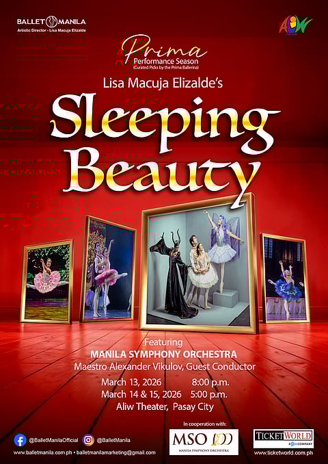 Ballet Manila stages 'Sleeping Beauty' on 13-15 March
