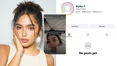 Instagram ni Andrea Brillantes, na-hack