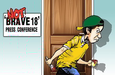 The press conference that wasn‘t