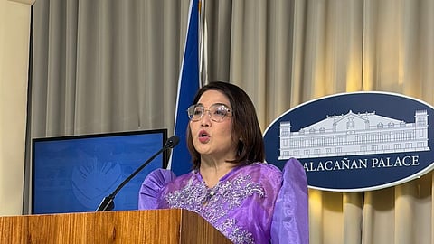 Palace press officer, PCO Undersecretary Claire Castro