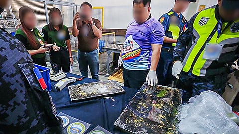 THE Bureau of Customs-Port of Clark seized approximately 17,500 grams of methamphetamine hydrochloride (shabu) concealed inside crystal resin countertops during an anti-drug operation.