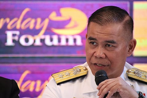 Philippine Navy Inspector General Admiral Roy Vincent Trinidad.