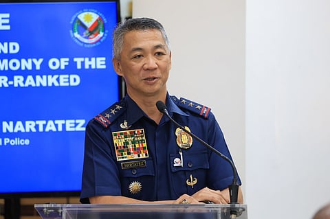 Philippine National Police Chief Police Lieutenant Gen. Jose Melencio Nartatez.