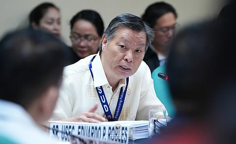 DHSUD Senior Undersecretary Henry Yap, however, explains the difference between backlog and housing needs during a Senate hearing on Tuesday, 10 March.
