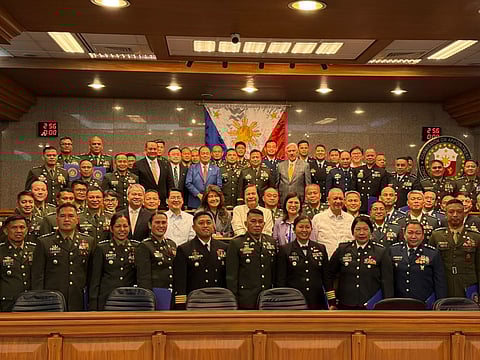Camarines Sur 4th District Rep. Arnie Buquid Fuentebella ibinahagi ang kanyang pakikibahagi sa pagkumpirma ng 70 heneral at senior officers ng Armed Forces of the Philippines (AFP), gayundin ng apat na opisyal ng Department of Foreign Affairs (DFA).