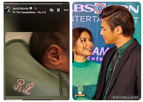 Showbiz couple Loisa Andalio and Ronnie Alonte welcome first baby