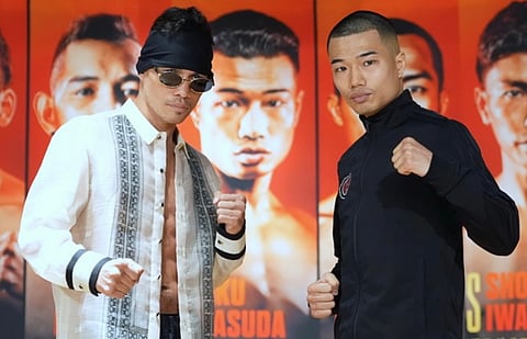 NONITO Donaire (left) and Japanese Riku Masuda clash in Yokohama on Saturday to determine who gets a shot at the WBA bantamweight title.