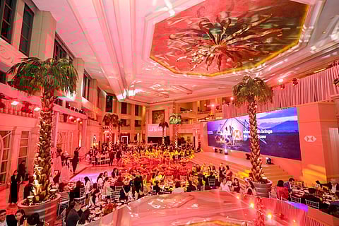 HSBC Premier transformed The Peninsula Manila into an immersive and interactive journey with the 4D LED mapping across the entire lobby.