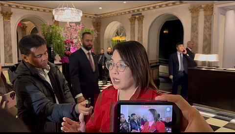 Palace press officer, PCO Usec. Claire Castro