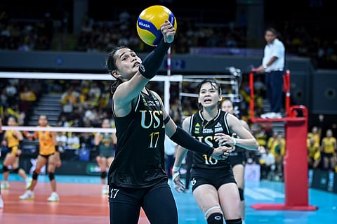 ANGGE Poyos emerges as MVP frontrunner following her brilliant performance for the UST Tigresses in the first round of the UAAP Season 88 women’s volleyball tournament.