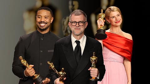 MICHAEL B. Jordan, best actor for ‘Sinners’; Paul Thomas Anderson holds the awards for best picture, best director and best adapted screenplay for ‘One Battle After Another’; and Jessie Buckley, best actress for ‘Hamnet.’