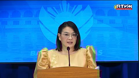 Palace press officer, Undersecretary Claire Castro