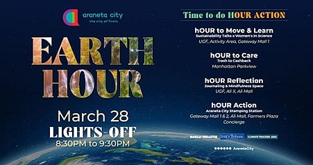 Araneta City marks Earth Hour with daylong sustainability push