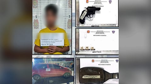 Pasay cops seize defaced firearm