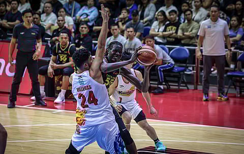 RAIN or Shine gives TNT’s 7-foot-3 import Bol Bol a rude welcome as the Elasto Painters walk away with a 112-109 victory in the PBA Season 50 Commissioner’s Cup.