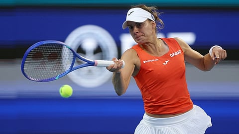 MAGDA Linette refuses to quit, rallying from a set down to pull off a 1-6, 7-5, 6-3 victory over Iga Swiatek in the second round of the Miami Open women’s singles event.