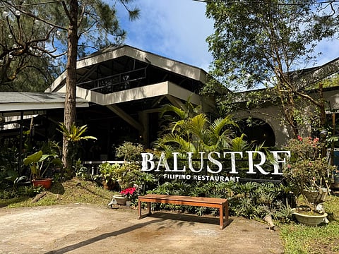FACADE of Balustre Filipino Restaurant in Crosswinds, Tagaytay.