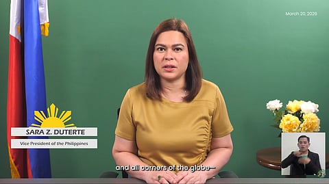 VP Sarah Duterte's video message for Eid al-Fitr 2026