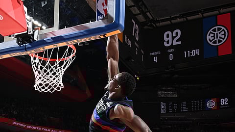 JALEN Duren powers his way to 23 points to lead the Detroit Piston to a 115-101 win over the Golden State Warriors and clinch an NBA playoff spot.