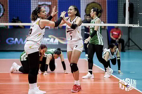 NCAA volleyball Final Four gets going