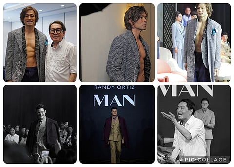 Dingdong Dantes and Hayden Kho walks the runway for Randy Ortiz