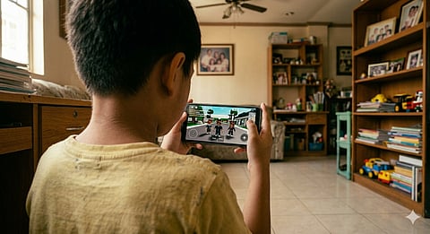 CHILDREN are now being exposed to excessive online gaming.