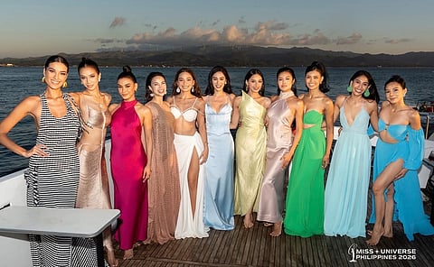 2026 Miss Universe PH delegates in Boracay